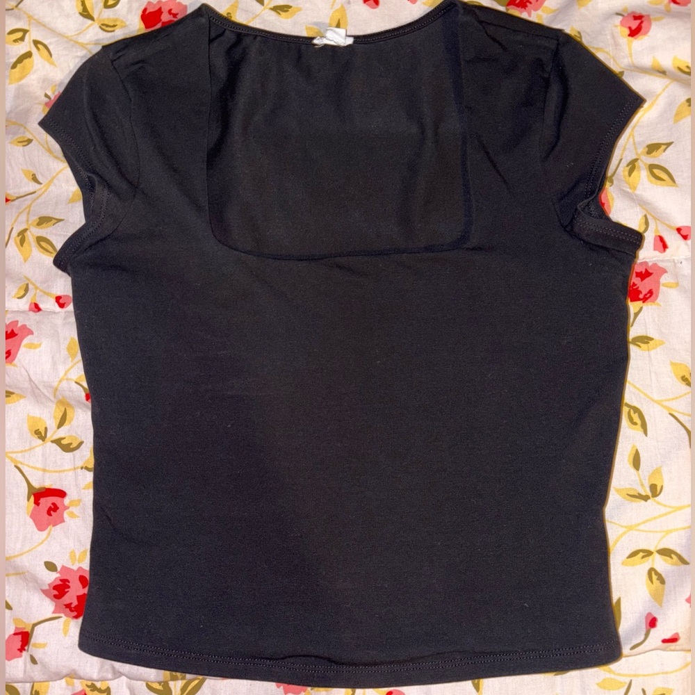portia square neck tee